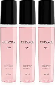 Eudora Kit Body Spray Desodorante Lyra 3x100ml