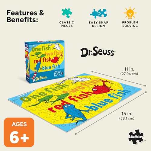 Buffalo Games - 100 Piece Dr. Seuss Jigsaw Puzzle for Kids Ages 6-8 by Buffalo Games - Used condition - Image 5