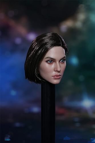 Miniatura 4 de Fremego 16 Escala Suntan Russian Girl Head Sculpt for 12inch Female Soldier Action Figure Body Collection