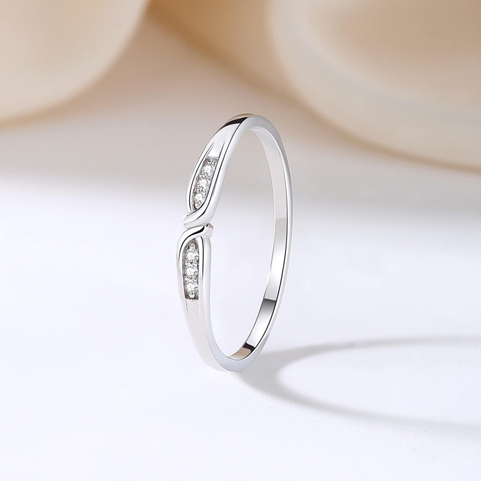 KnSam Anillo de boda auténtico, oro 750, clásico, con diamante, platino PT950, anillo de compromiso, talla 47-65