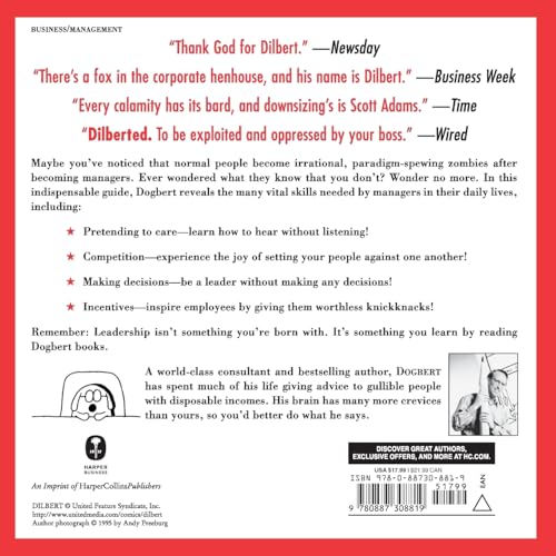 Image of Dogbert's Top Secret Management Handbook: A Machiavellian Manifesto―Illustrated with Comic Strips for Bosses and Cubicle Dwellers