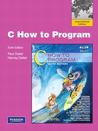 C: How to Program: International Edition : Deitel, Paul J., Deitel ...