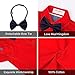 Mud Kingdom Little Boy Red Shirt and Tie Set Plain Casual Size 5 Summer