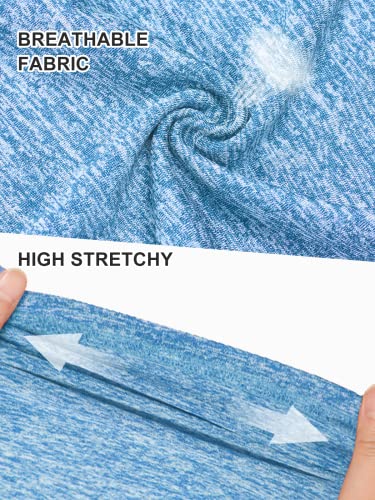 Image of Kimmery Workout Tops for Women Short Sleeve Shirts for Women Quick Dry Line Decor Yoga Tops