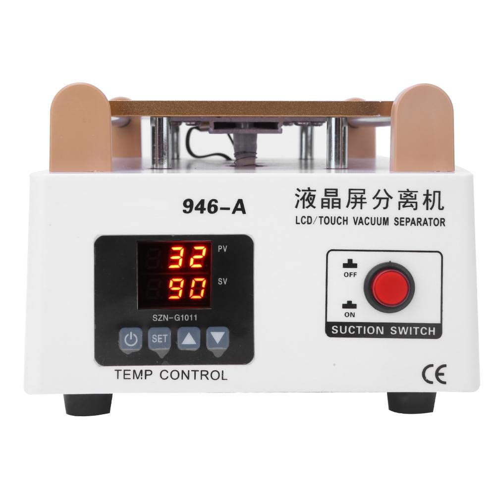 Separador de pantalla de 7 pulgadas, separador de pantalla táctil LCD, potente máquina de reparación de pantalla de bomba de vacío Split EU Plug 250V