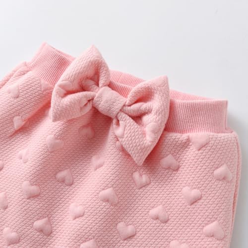 Infant Baby Girls Clothes Solid Color Long Sleeve Ruffle Pullover Sweatshirt Tops Pants Tracksuit 2PCS Outfits Set 7 51XfPh1IvgL. AC