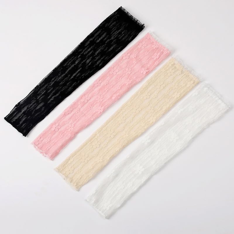 Womens Long Sun Lace Gloves for Wedding Bridal Party Evening Summer Driving Gloves Sheer2