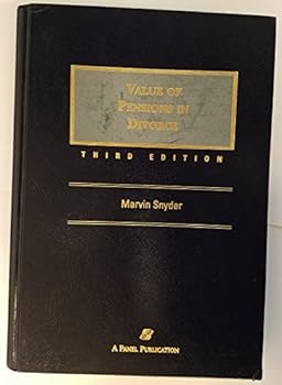Paperback Value of Pensions in Divorce Third Edition Cumulative Supplement 2006 Book
