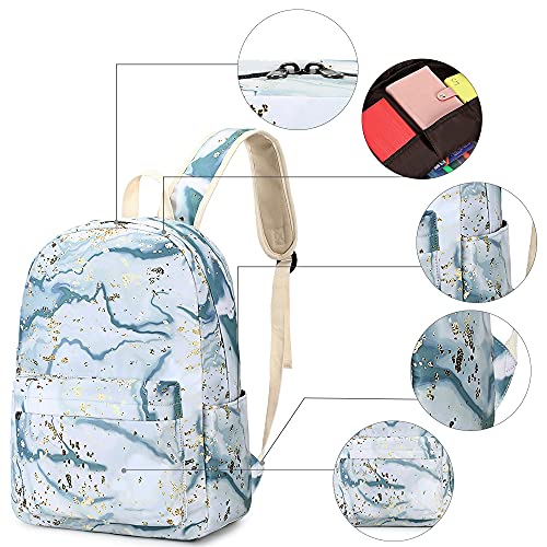 Kids School Backpack Girls Bookbags Schoolbag For Teens Elementary Travel Daypack (Marble Gray) #TOP7