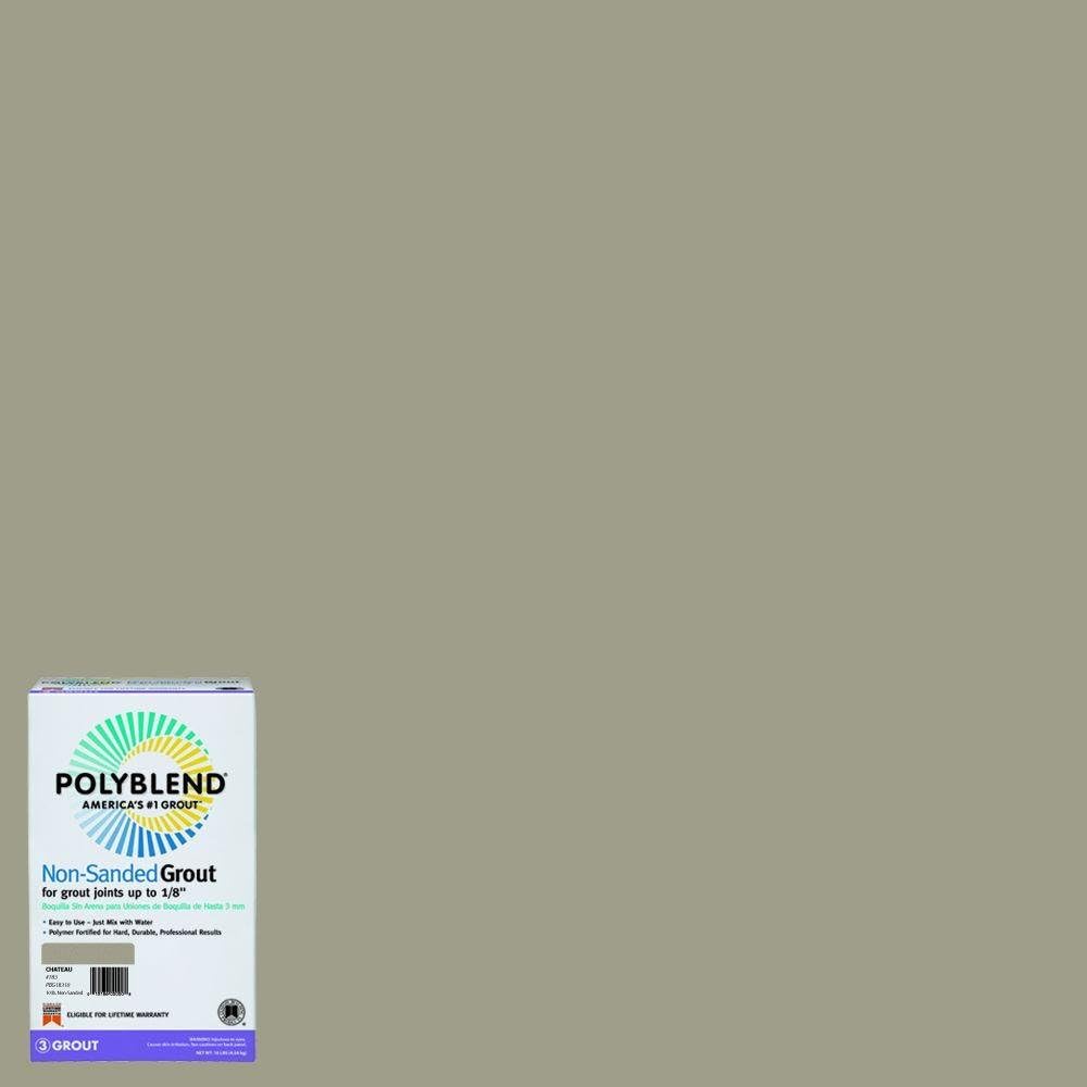 Custom Building Products Polyblend 10 Lb Non-Sanded Tile Grout (CHATEAU 183)