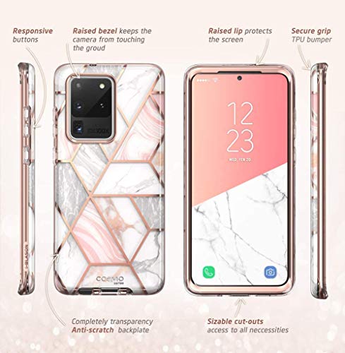 i-Blason Hülle für Samsung Galaxy S20 Ultra 5G – Schutzhülle ohne Displayschutz