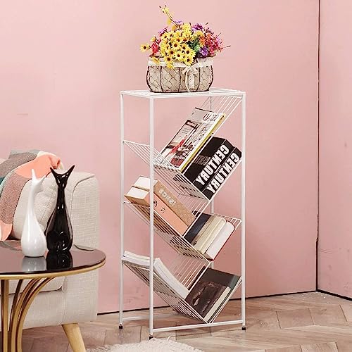 Étagère fer multicouche bibliothèque en arbre B