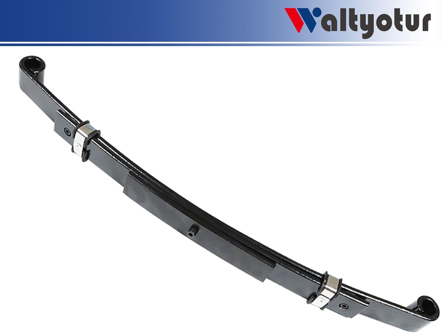 waltyotur 2 Set Heavy Duty Golf Cart Rear Leaf Springs Replacement for EZGO TXT 1996-2013