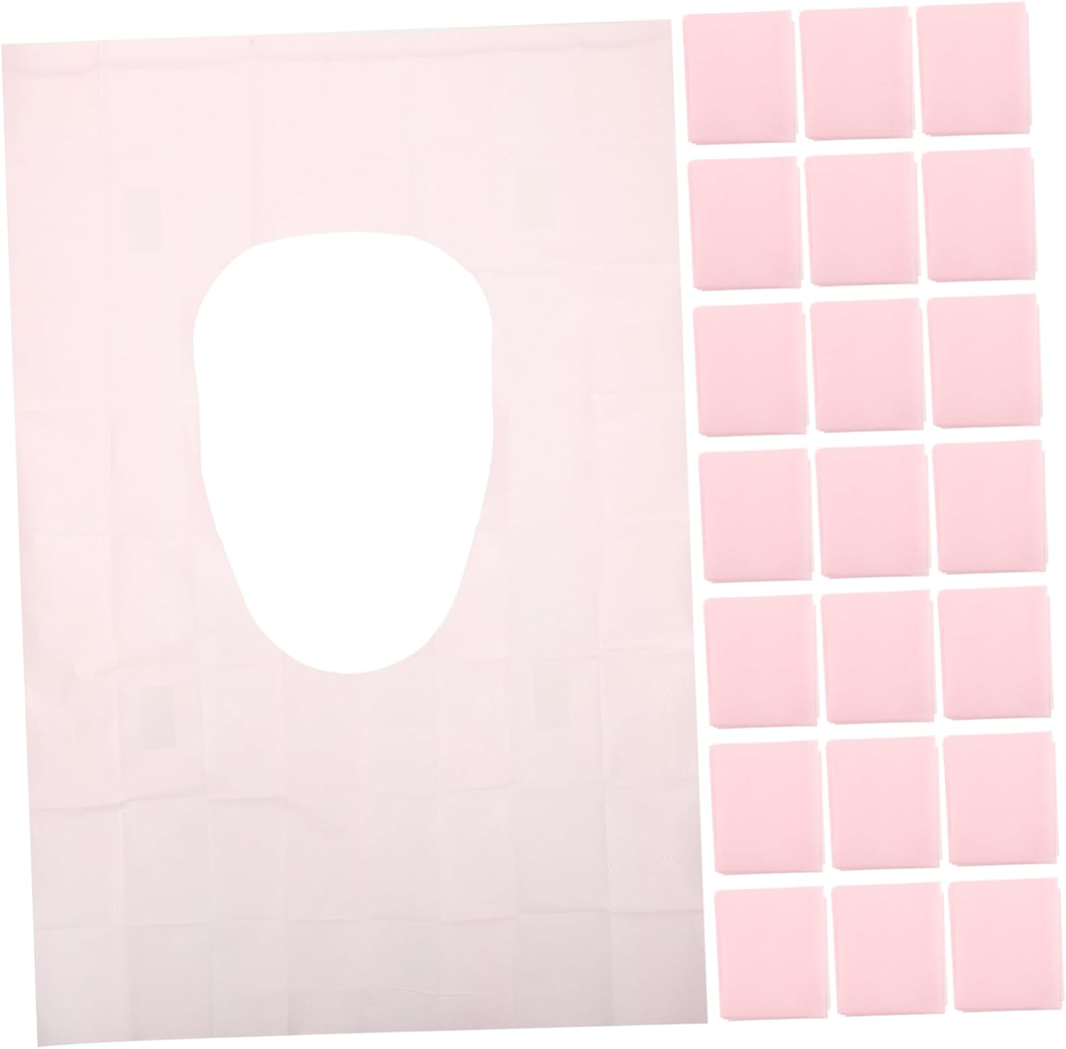 50pcs Seat Cover Portable Toilet Accessories Seat Mat for Home Hotel Public Bathroom
