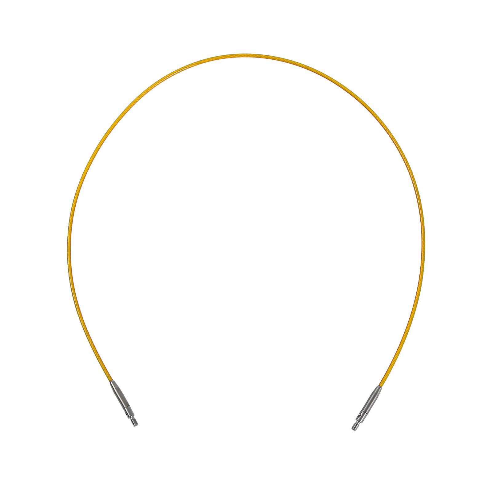 Tsophreniq Replaceable Knitting Needle Cable Rustproof Aluminum Knitting Needle Cable for Weaving Sweater Tapestry Yarn Crafting