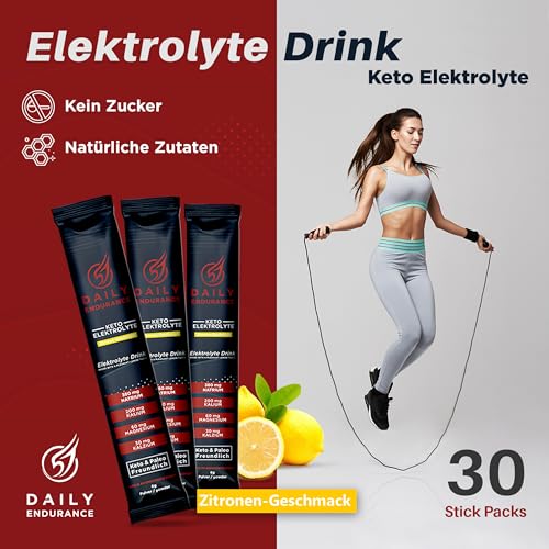 Elektrolyt Pulver Daily Endurance für Keto und Low Carb
