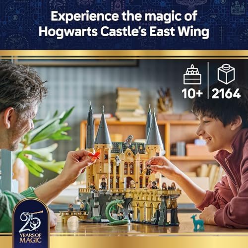 LEGO Harry Potter Hogwarts Castle: East Wing Toy - Miniature Model Kit w/ 13 Minifigures & Collectible Patronus - Kids' Room Decor - Gift Idea for 10+ Year Old Girls, Boys & Fans - 76473 - Image 2