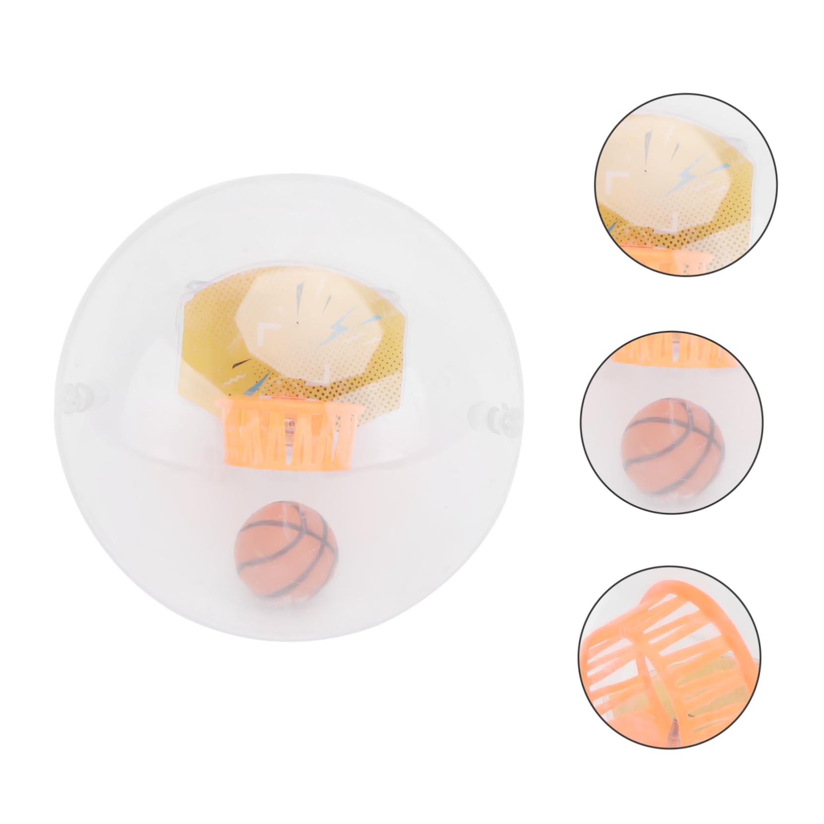 UPKOCH 2 Piezas De Juguete De Baloncesto De Mano Juego De Baloncesto De Escritorio Pelotas De Baloncesto De Juguete Juego De Tiro De Baloncesto De Mano Pelotas De Baloncesto De Juguete