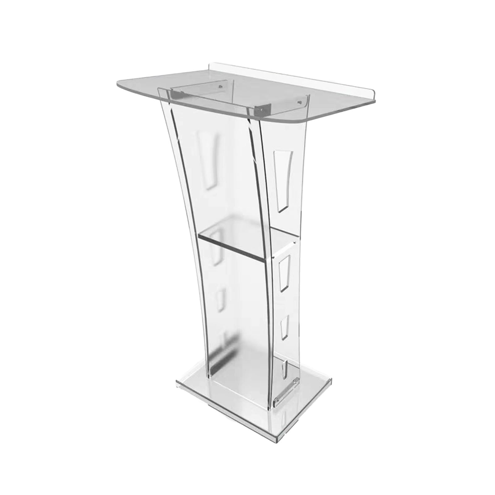 Support de pupitre pour présentation en classe, étagère supérieure inclinée et rangement, capacité de charge de 150 kg pour l'école et le bureau