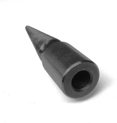 Miniatura 5 de Husillo de 38 pulgadas Orificio de eje para torno Baldor Motor Husillo de 3-12 pulgadas de largo Agarre de fricción a mano izquierda con rosca cónica