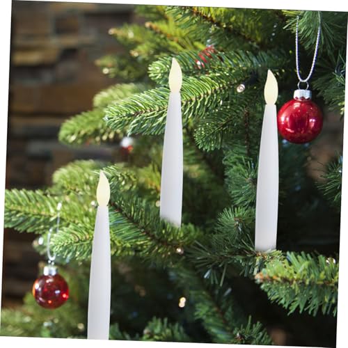 Bougies LED de Noël vintage de qualité supérieure avec clips de fixation - 5
