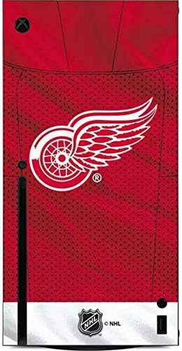 Skinit Decal Gaming Skin Compatible with Xbox Series X Console - Officially Licensed NHL Detroit Red Wings Home Jersey Design