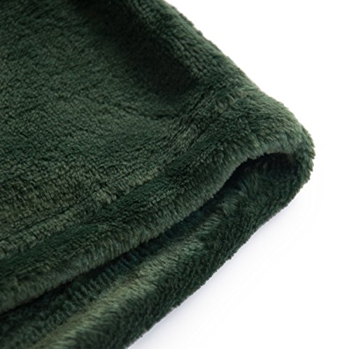 Cm-Kid Little Boys Coral Fleece Hoodies Animals Winter Jacket Coats Outerwear Green #TOP3