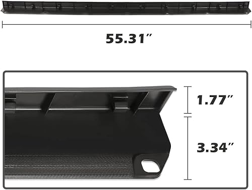 Miniatura 9 de PIT66 Tapa de moldeo para portón trasero, compatible con Toyota Tacoma 2005-2015, TO19041006571704020 (no compatible con SR5), cubierta superior