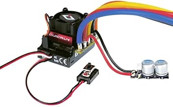 HOBBYWING QuicRUN-10BL120-G2-SENSORED BEC Built-In 4A/6V-7.4V (For 1/10) Hobby Wing RC Quick Run Quicrun 10BL120G2 Middle Class 1/10 Scale Boost Turbo, 30125002