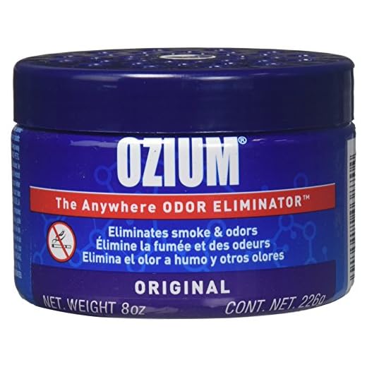 Ozium 806326 Large Gel 8Oz Smoke & Odors Eliminator