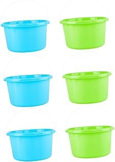 ORFOFE 6 Pçs Barril De Plástico Mini Brinquedos Para Crianças Baldes De Plástico Para Crianças Brinquedos De Praia Para Crianças Balde De Areia Infantil Balde De Areia Infantil Balde De
