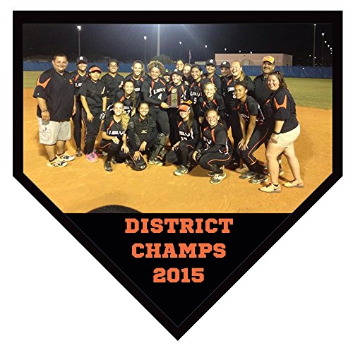 Personalized Custom Photo Baseball or Softball Home Plate Plaque - Any Image - Any Text - Any Logo, Coach Gift, Player Gift, Sponsor Gift