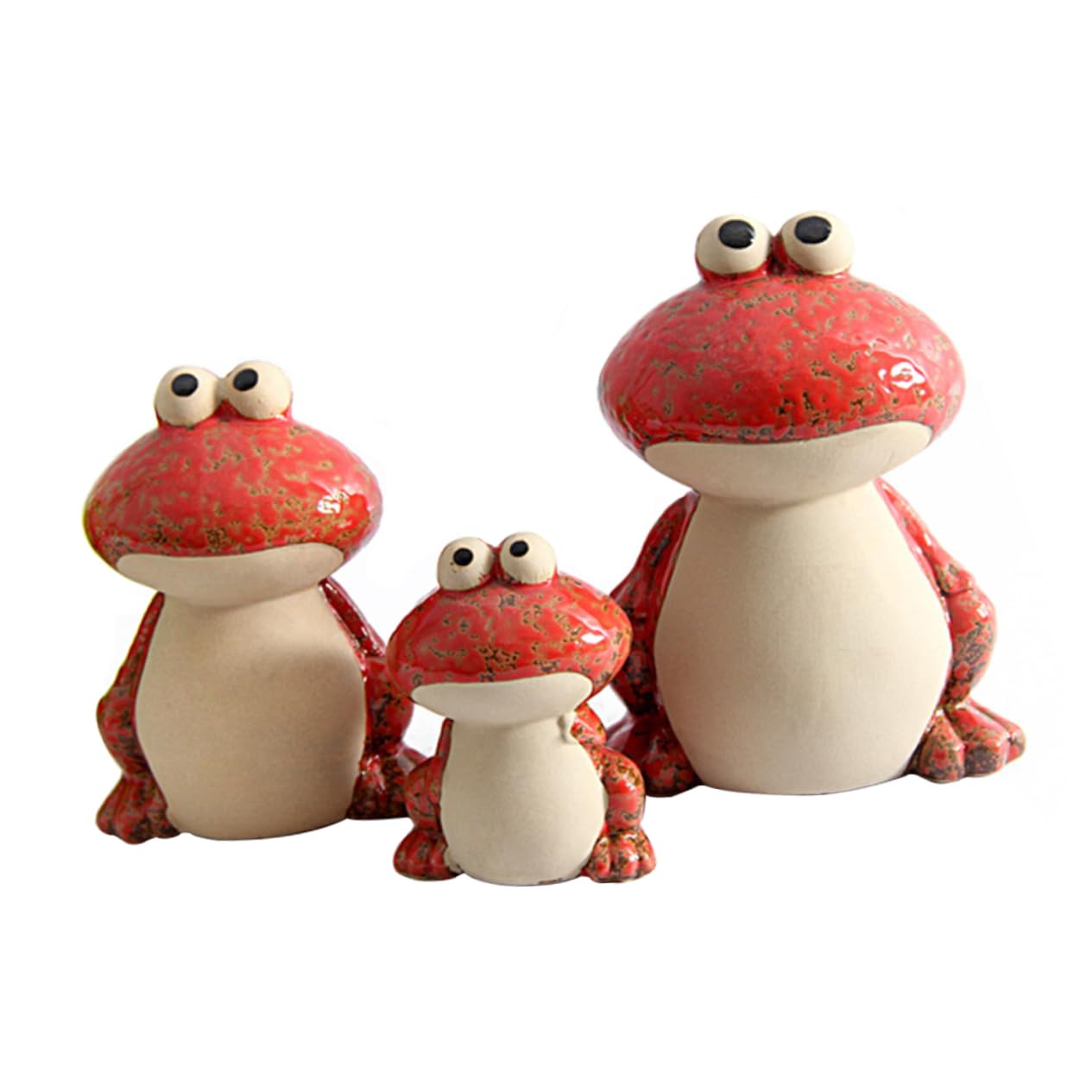 1satz Miniatur Frosch Figuren Teiliges Und Wohnaccessoires Lustige Familie Von Fröschen Für Geburtstage Und Frühlingsdeko