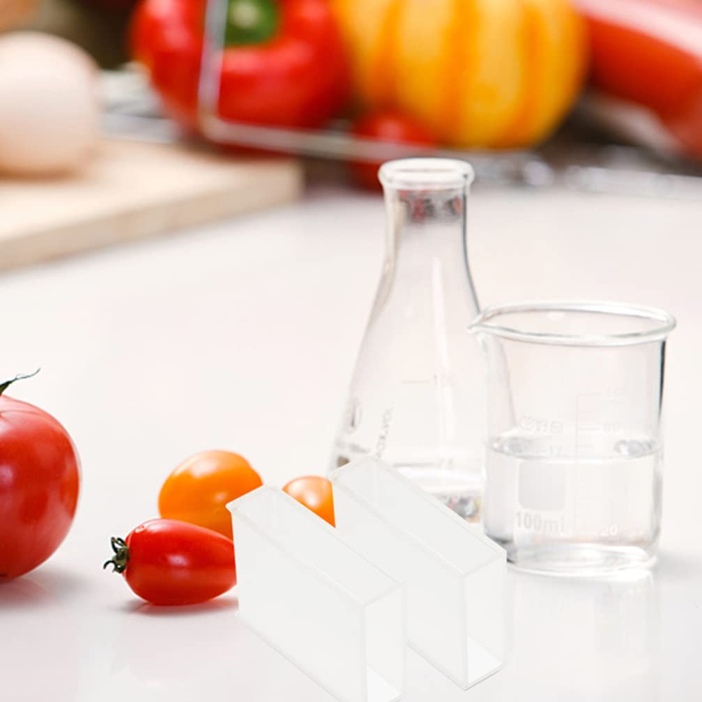 ibasenice 2stücke Cuvetten Für Spektrophotometer Chemie Laborbedarf Hochwertige Quartz Cuvetten Alkalibeständig Und Chemisch Resistent Für Präzise Messungen