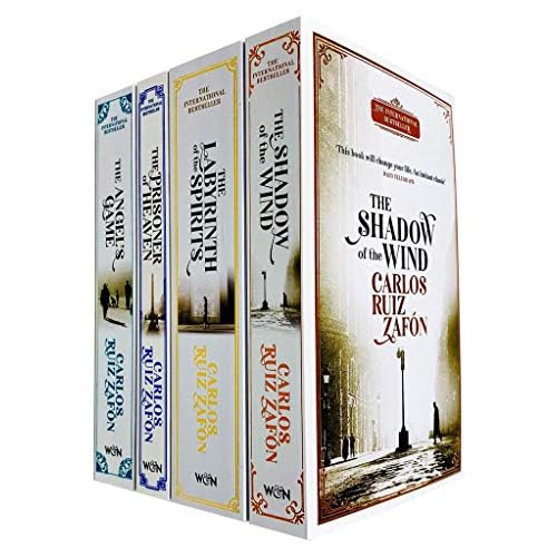 Cemetery of Forgotten Series 4 Books Collection Set By Carlos Ruiz Zafon (The Shadow of the Wind, The Angel's Game, The Prisoner of Heaven, The Labyrinth of the Spirits)