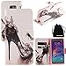 Produktbild Note 5 Case, DRUnKQUEEn PU Leather Credit Card Holder Case Stand Feature Wallet Type Flip Folio Cover - for N920 Samsung Galaxy NOTE5