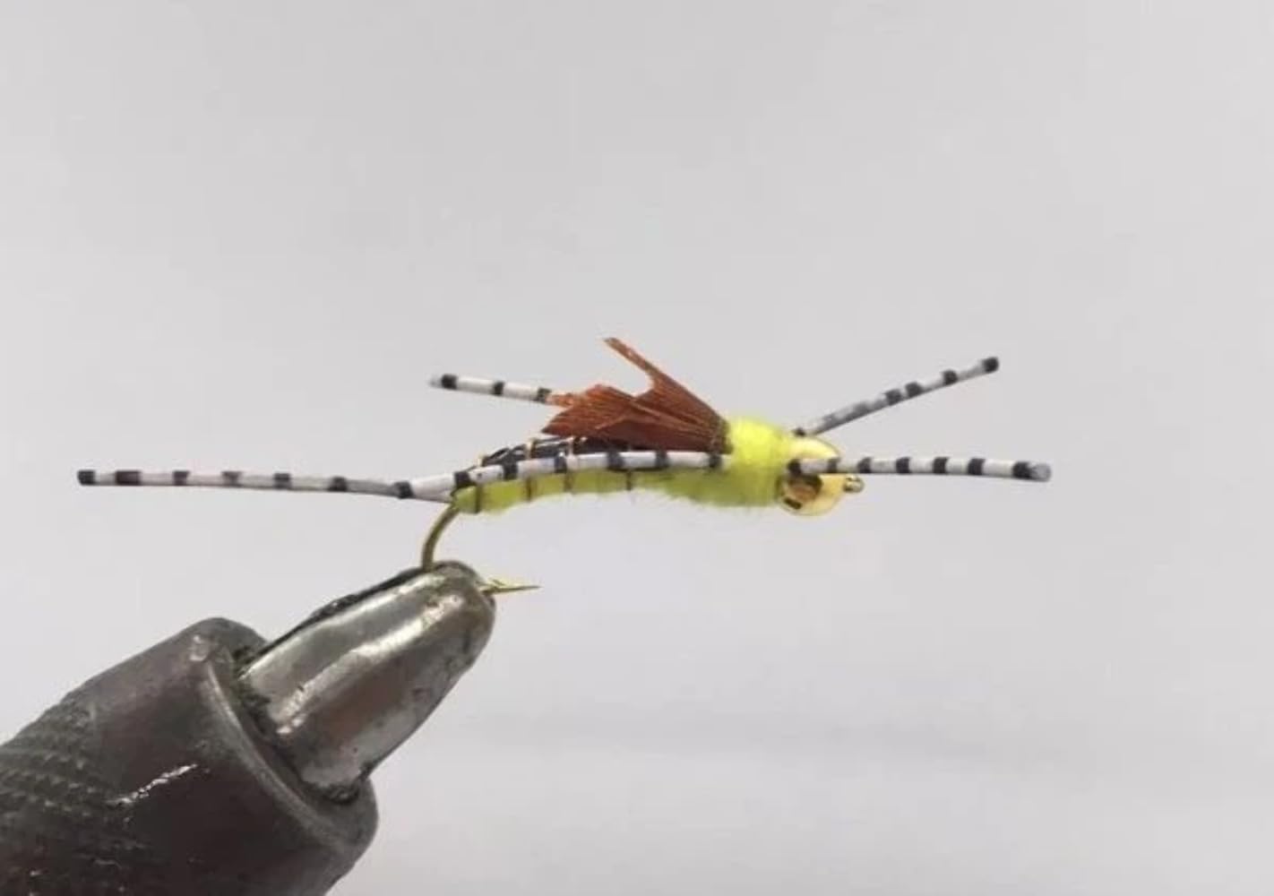 One Dozen (12) - Beadhead Sparkle Stonefly - Golden - Nymph 10