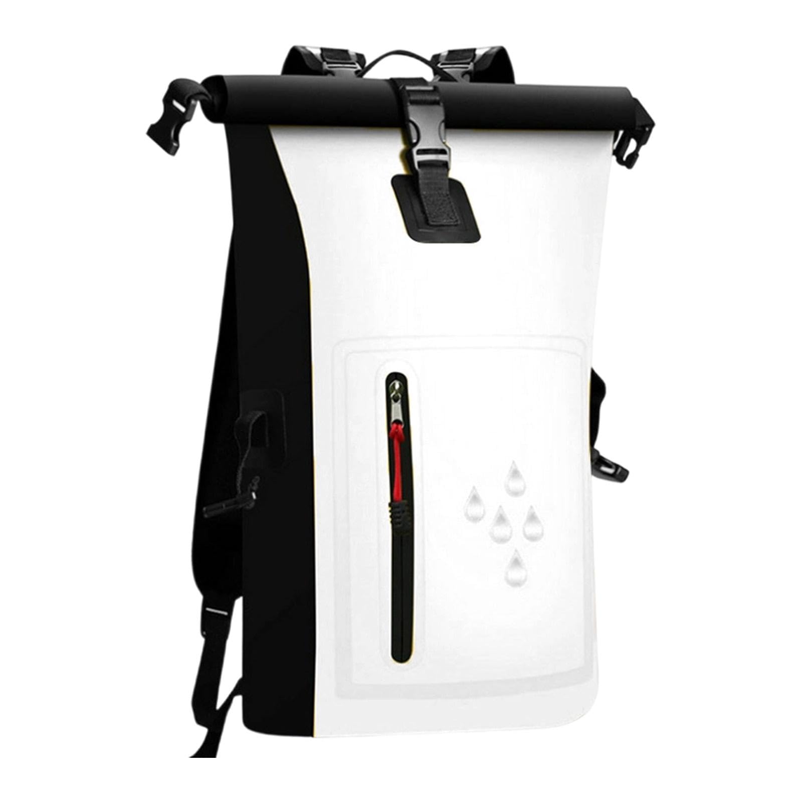Qianly Wasserdichter Packsack/Kajakrucksack, 25 Liter, Wasserdichter Rucksack für Outdoor Camping