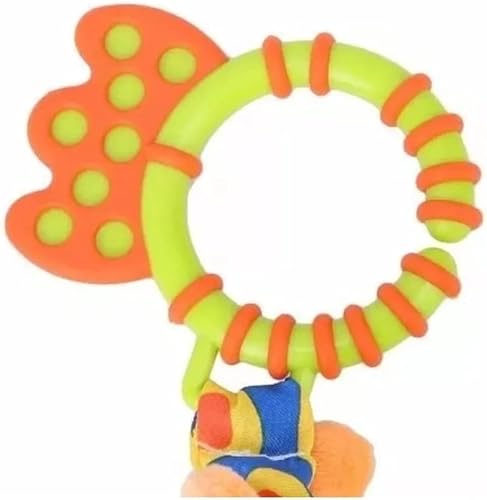 Sino pendurado na cama, girafa de desenho animado (Amarelo)