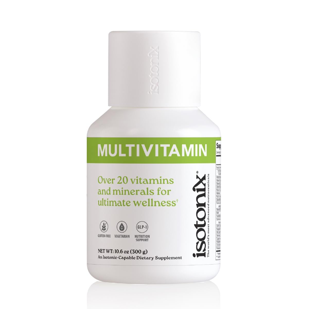 Isotonix® Multivitamin Without Iron – Complete Daily Supplement for Energy, Immune Support, Skin, and Bone Health – 90 Servings – Isotonic Drinkable Formula