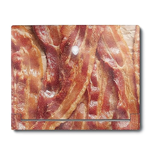 MightySkins Glossy Glitter Skin Compatible with Alienware X16 R1 (2023) Full Wrap Kit - Crispy Bacon | Protective, Durable High-Gloss Glitter Finish | Easy to Apply & Change Styles | Made in The USA