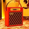 2026 Retroman Combo Pre-Tube Guitar Amplifier -Compact and Powerful Amp for Professional Performances and Practice Sessions Red Color