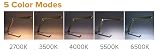 Bostitch Office Dimmable Black Desk Lamp with Wireless Charging, USB Ports, Adjustable Brightness, Triangle Shape (VLED1825BLK-BOS) – view 7
