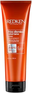 Redken Frizz Dismiss Rebel Tame Leave In Cream With Smoothening Complex, 250 ml | Professional Anti Frizz Treatment with H...