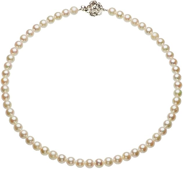 Amazon | パールミュージック パールネックレス アコヤ本真珠  