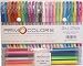 Gel Pens / 24 Assorted Coloring Pens/ Glitzy Glitter, Soft Pastel, and Glowing Neon/ 24 Gel Marker Refills Included