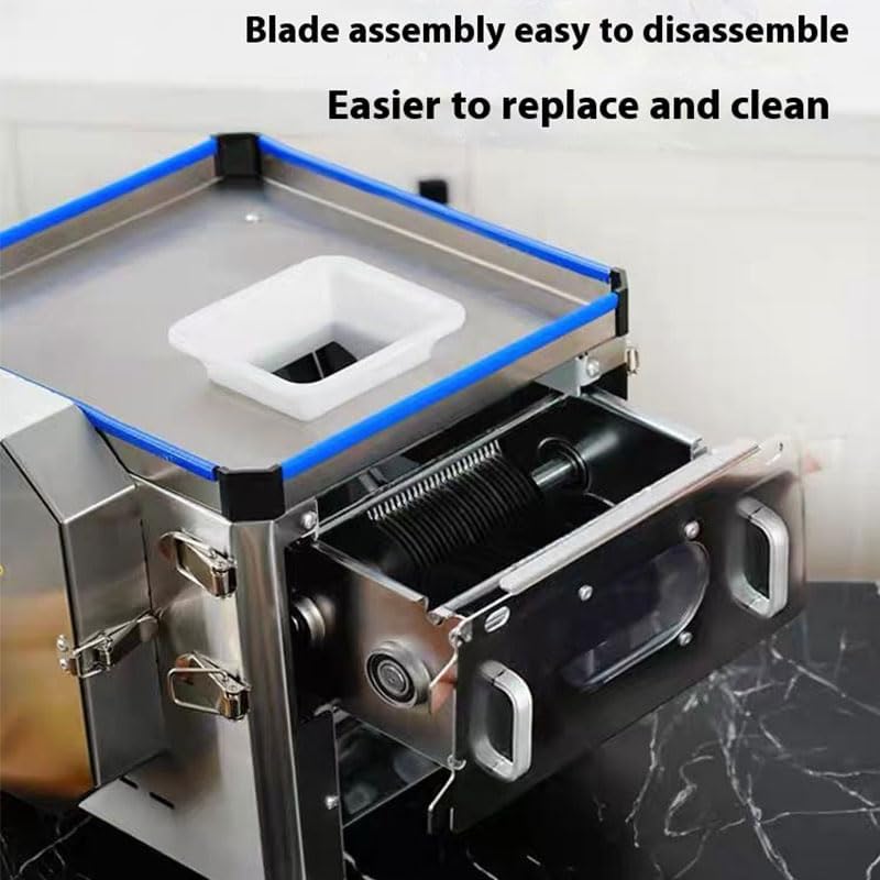 Home 110V Electric Commercial Meat Slicer Household Lamb Slicer Mincer 2.5mm