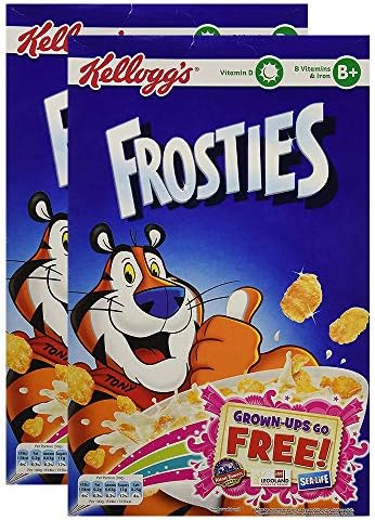 Kellogg's Frosties Cereal, 2 x 500 g