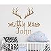 Produktbild WSYYW Hirschhörner Wandtattoo Hirschgeweih Vinyl Wandaufkleber Jagd Themed Woodland Room Wall Decor Hellblau 47x42cm