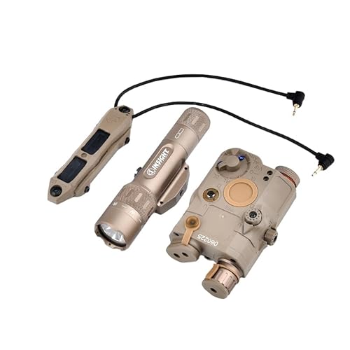 �yElement airsoft�zWMX200 ���C�g��PEQ-15/PEQ15 ���C�g��TAPS�����[�g�X�C�b�`�̃Z�b�g (DE)